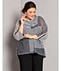 Calvin Klein Plus Size Long Sleeve 2-Button Suit Jacket & Plus Size Classic Fit Straight Leg Pants - Image 5