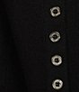 Color:Black - Image 4 - Plus Size Turtle Neck Accent Button Detail Sleeve Sweater