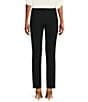 Calvin Klein Contrast Lining Rolled Cuff Long Open Front Jacket & Luxe Stretch Slim Leg Pants - Image 3