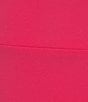 Color:Rosebud - Image 3 - Scuba Crepe Short Petal Sleeve Crew Neck Sheath Dress