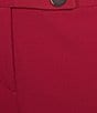 Calvin Klein Scuba Crepe Wide Leg Pants, Color:Cranberry - Image 5