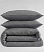 Calvin Klein Seersucker Comforter Mini Set, Color:Graphite - Image 3
