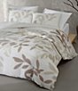 Calvin Klein Shadow Branches Mini Comforter Set, Color:Camel - Image 7