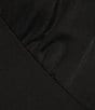 Color:Black - Image 3 - Short Flutter Sleeve V-Neck Satin Maxi Dress
