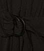 Color:Black - Image 3 - Sleeveless Halter Neck Tie Waist Jumpsuit