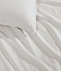 Color:Off White - Image 4 - Soft Linen Lyocell Blend Duvet Cover Mini Set