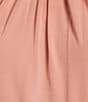 Calvin Klein Solid Pleated Crew Neck Knit Tank Top - Image 4