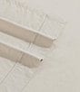 Calvin Klein Solid Washed Cotton Percale Sheet Set, Color:Light Beige - Image 3