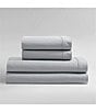 Calvin Klein Solid Washed Cotton Percale Sheet Set, Color:Steel Blue - Image 2
