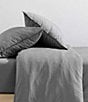 Color:Dark Grey - Image 3 - Solid Washed Percale Comforter Mini Set
