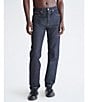 Color:Blue Rinse - Image 1 - Standard Fit Straight Leg Denim Jeans