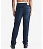 Color:Boston Blue Black - Image 2 - Standard Straight Fit Stretch Denim Jeans