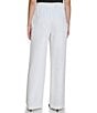 Color:Soft White/Black Combo - Image 2 - Striped Wide Leg Coordinating Pull-On Pants