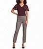 Calvin Klein V-Neck Flutter Sleeve Blouse - Image 3