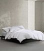 Calvin Klein Washed Textured Cotton Jacquard Mini Comforter Set, Color:White - Image 5