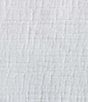 Calvin Klein Washed Textured Cotton Jacquard Mini Comforter Set, Color:White - Image 7