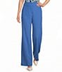 Calvin Klein Whitney Crepe De Chine Wide Leg Pants - Image 5