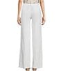 Color:White - Image 2 - Wide Leg Belted Pants