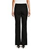 Color:Black/White - Image 2 - Woven High Waisted Windowpane Modern Fit Pants