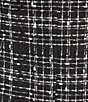 Calvin Klein Woven Tweed Notch Lapel Long Sleeve Blazer - Image 4