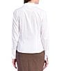 Color:White - Image 2 - Wrinkle-Free Pinpoint Oxford Blouse