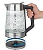 Capresso H2O Glass Select Rapid Boil Kettle, Color:Silver - Image 5
