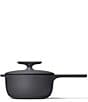 Caraway Enameled Cast Iron Mini Sauce Pan, 1.8 Qt., Color:Charcoal - Image 2
