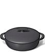 Caraway Enameled Cast Iron Braiser, 3.5 Qt., Color:Charcoal - Image 1