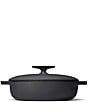 Caraway Enameled Cast Iron Braiser, 3.5 Qt., Color:Charcoal - Image 2