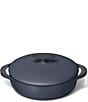 Caraway Enameled Cast Iron Braiser, 3.5 Qt., Color:Dark Navy - Image 1