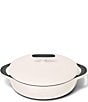 Caraway Enameled Cast Iron Braiser, 3.5 Qt., Color:Cream - Image 1