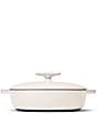 Caraway Enameled Cast Iron Braiser, 3.5 Qt., Color:Cream - Image 2