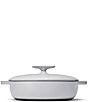 Caraway Enameled Cast Iron Braiser, 3.5 Qt., Color:Gray - Image 2