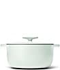 Caraway Enameled Cast Iron Dutch Oven, 6.5 Qt., Color:Light Mist - Image 2
