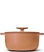 Caraway Enameled Cast Iron Dutch Oven, 6.5 Qt., Color:Rust - Image 2