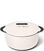 Caraway Enameled Cast Iron Dutch Oven, 6.5 Qt., Color:Cream - Image 1