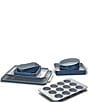 Caraway Ceramic-Coated 11pc Bakeware Set, Color:Navy - Image 1
