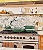 Caraway Ceramic-Coated Cookware, 12-Piece Set, Color:Sage - Image 5
