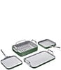 Caraway Ceramic-Coated 6-Piece Squareware Set, Color:Sage - Image 1