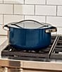 Caraway Ceramic-Coated 6.5 qt Dutch Oven, Color:Navy - Image 3