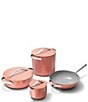 Caraway Ceramic-Coated 8pc Cookware Set, Color:Perracotta - Image 1