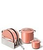 Caraway Ceramic-Coated 8pc Cookware Set, Color:Perracotta - Image 2
