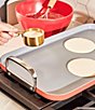 Caraway Ceramic-Coated Double Burner Griddle, Color:Perracotta - Image 3