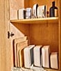 Caraway Ceramic-Coated Glass Food Storage Set, Color:Cream - Image 5