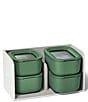 Caraway Mini Ceramic-Coated Glass Food Storage Set - Image 2