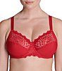 Color:Tango Red - Image 1 - Caresse Full-Cup Cut & Sewn Bra