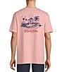 Caribbean Big & Tall Escape Short Sleeve Graphic T-Shirt, Color:Pink - Image 1
