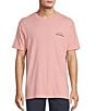 Caribbean Big & Tall Escape Short Sleeve Graphic T-Shirt, Color:Pink - Image 2
