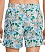 Color:Ecru - Image 2 - Big & Tall Flamingo Beach 6#double; and 8#double; Inseam Coordinating Swim Trunks