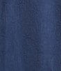 Color:Dark Blue - Image 4 - Big & Tall Palm Paradise Short Sleeve Woven Jacquard Shirt
